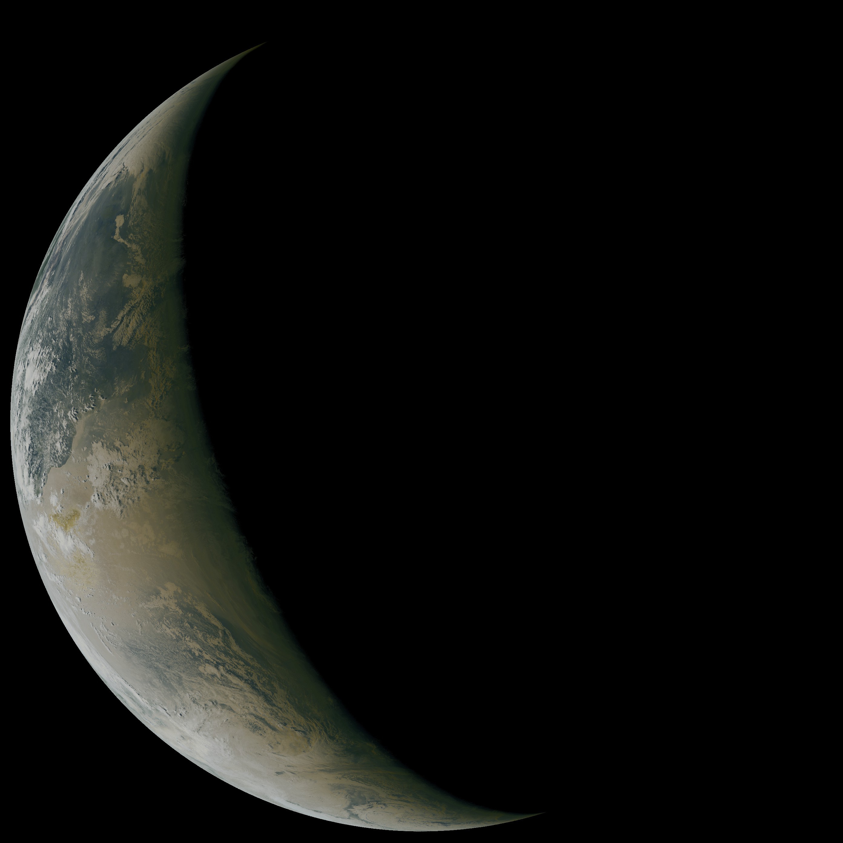 Aktueller MTG-Satellitenbildausschnitt von Europa