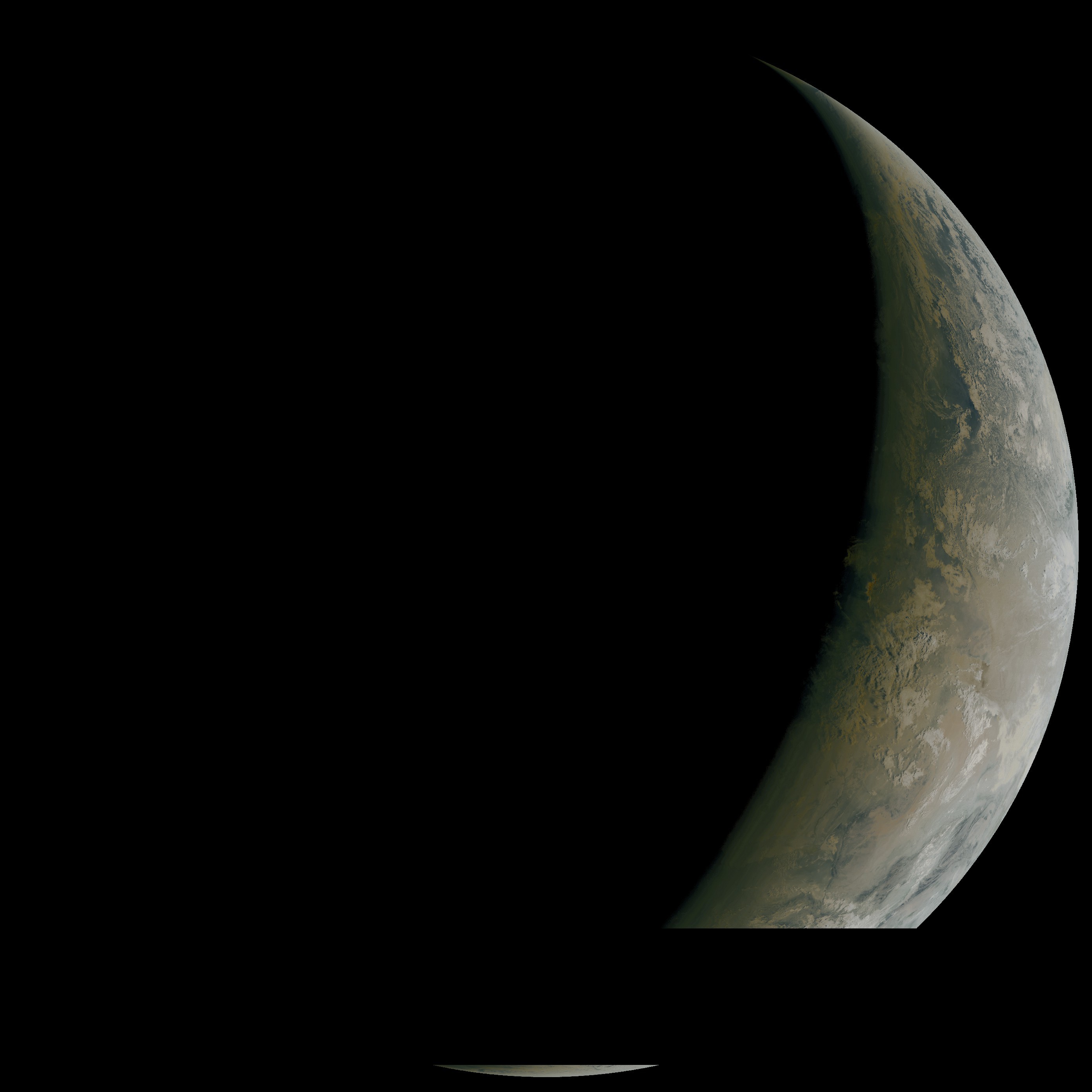 Aktueller MTG-Satellitenbildausschnitt von Europa