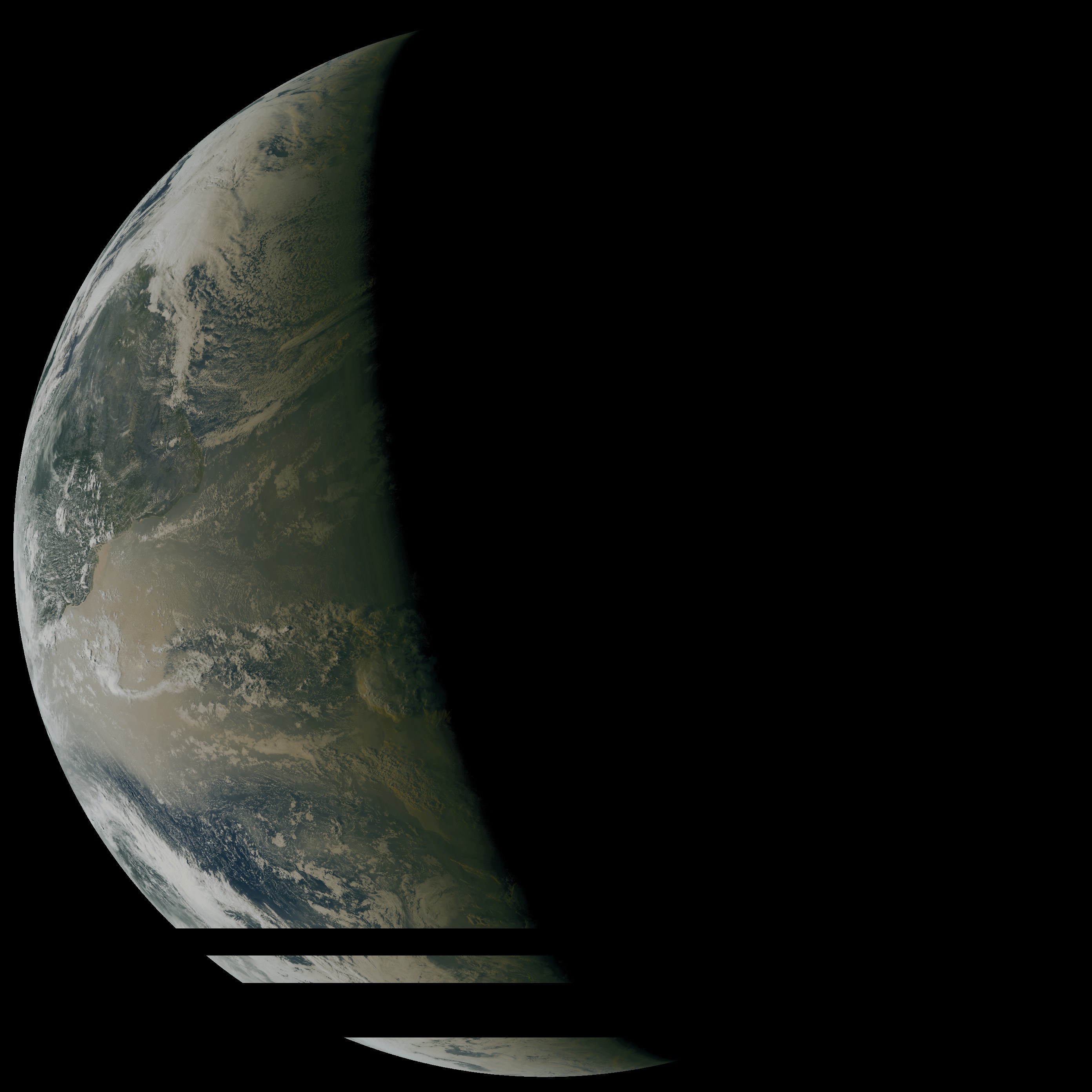 Aktueller MTG-Satellitenbildausschnitt von Europa