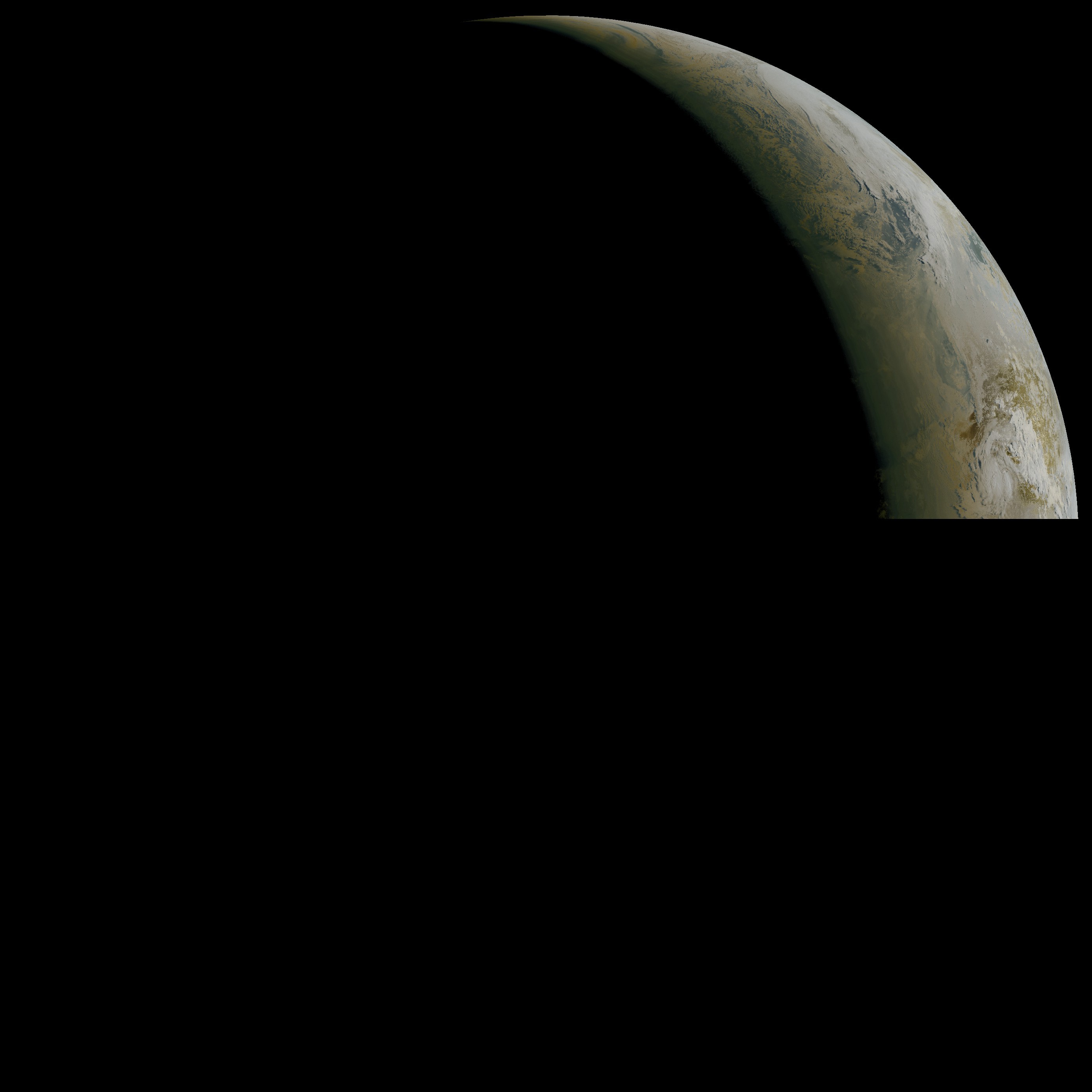 Aktueller MTG-Satellitenbildausschnitt von Europa